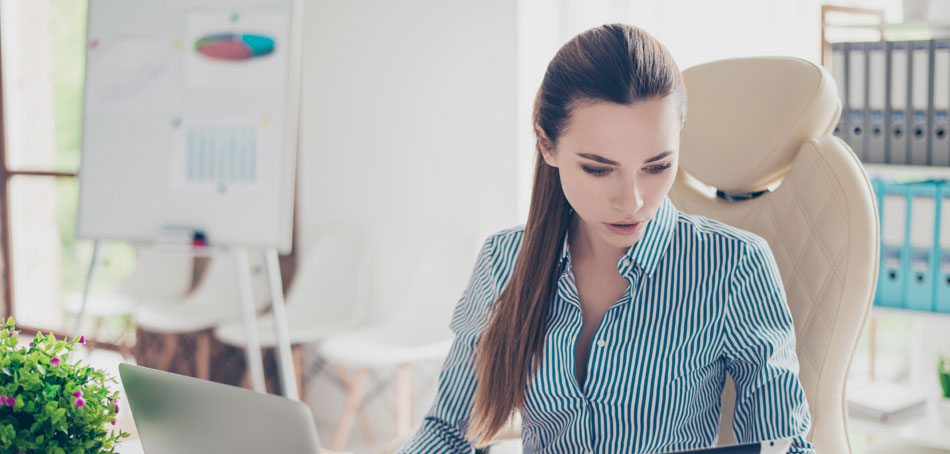 young female outsourced financial controller from Optima Office